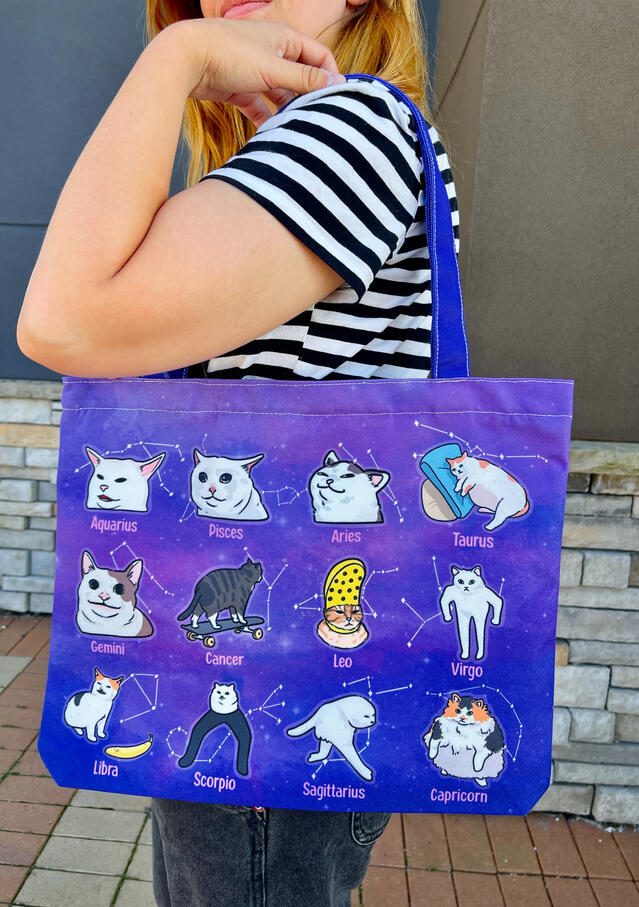Astro Cat Tote Bag