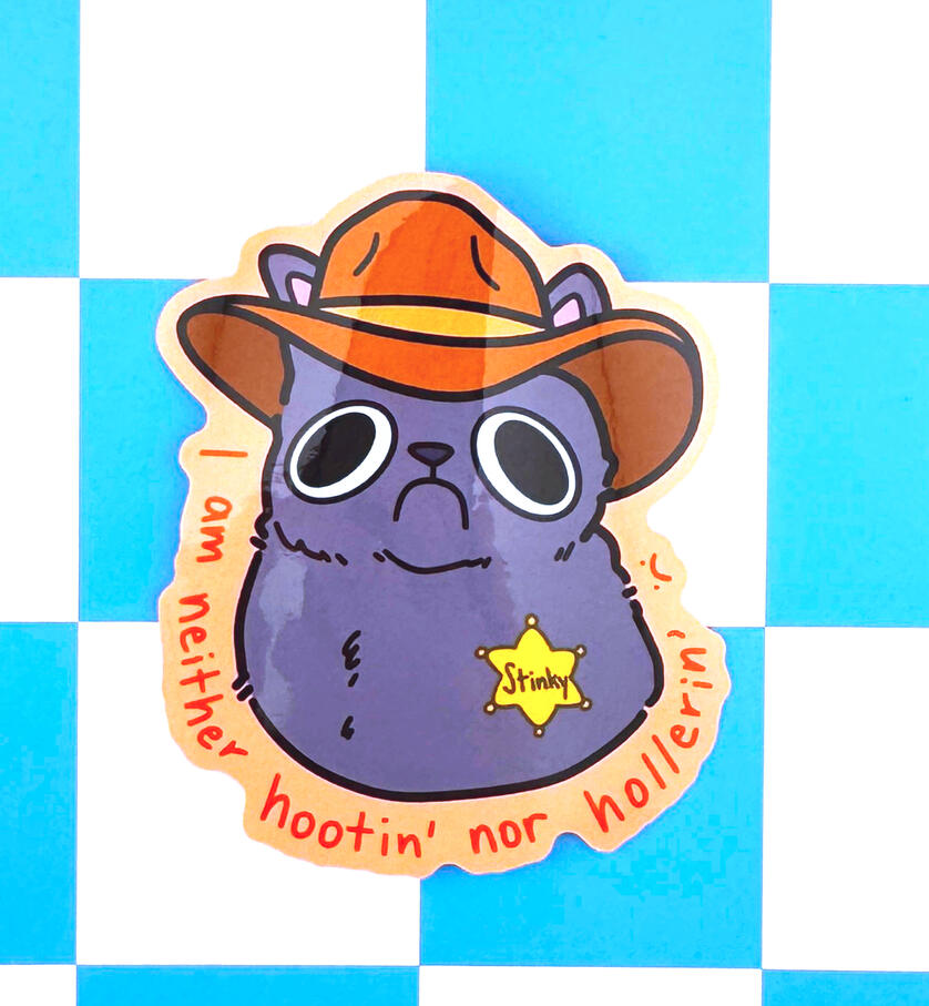 Sherif Stinky Sticker