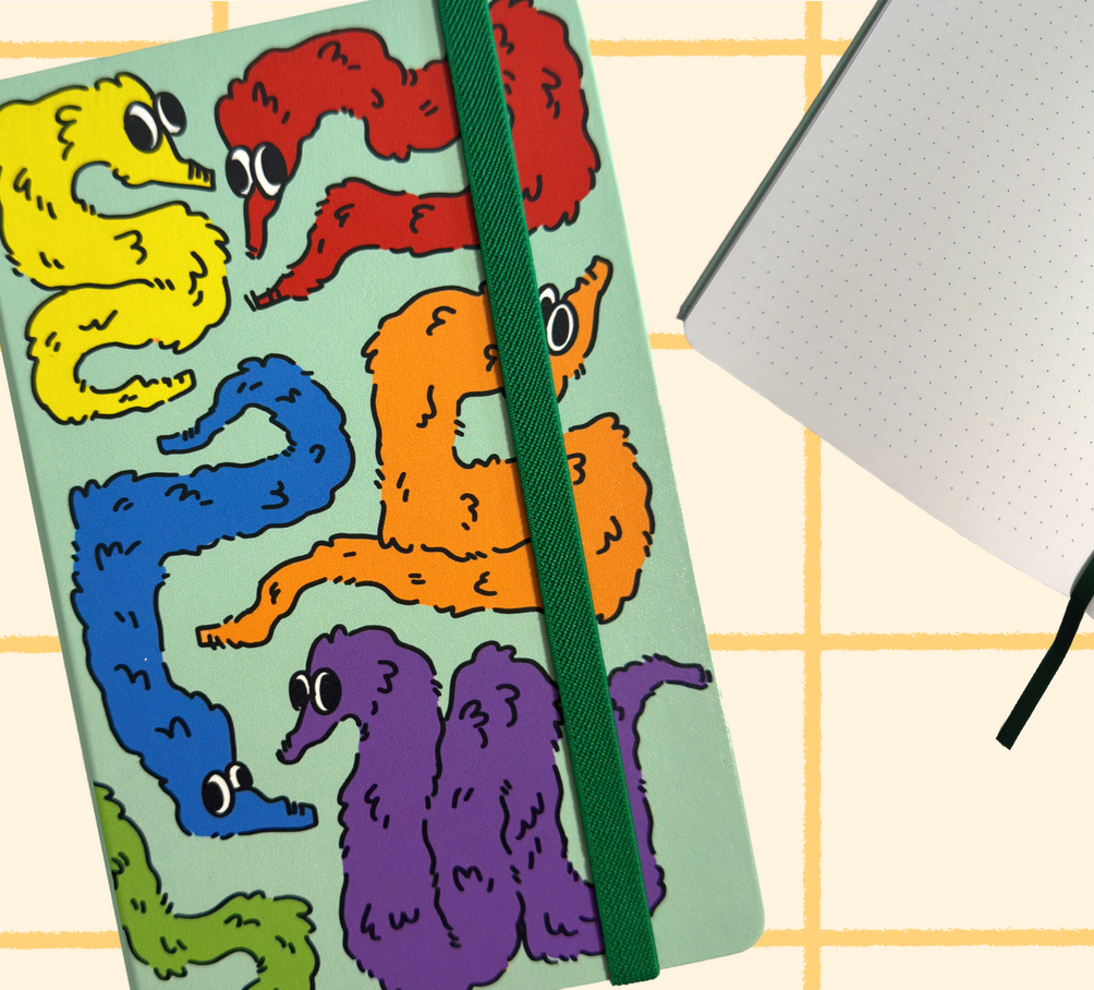 String Worm Dotted Journal