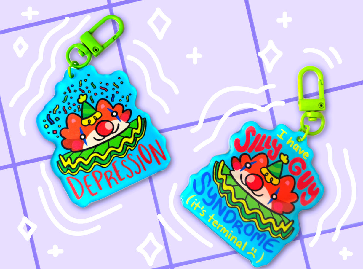 Silly Guy Syndrome Keychains