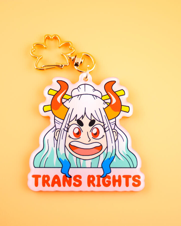 Trans Rights Oden Son Keychain