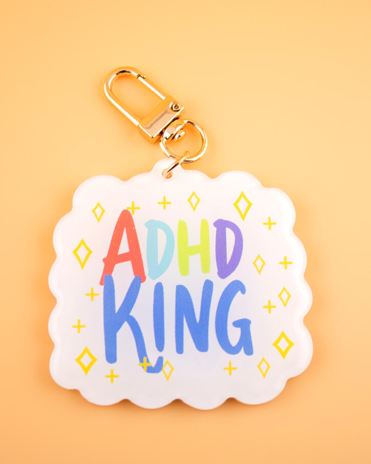 ADHD King Keychain