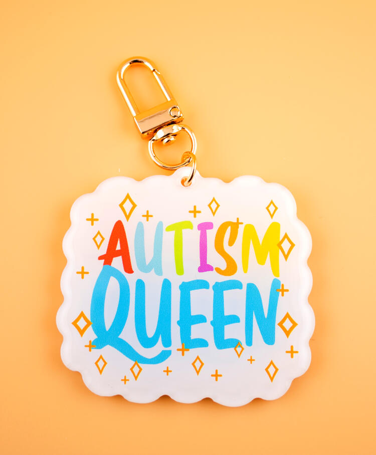 Autism Queen Keychain
