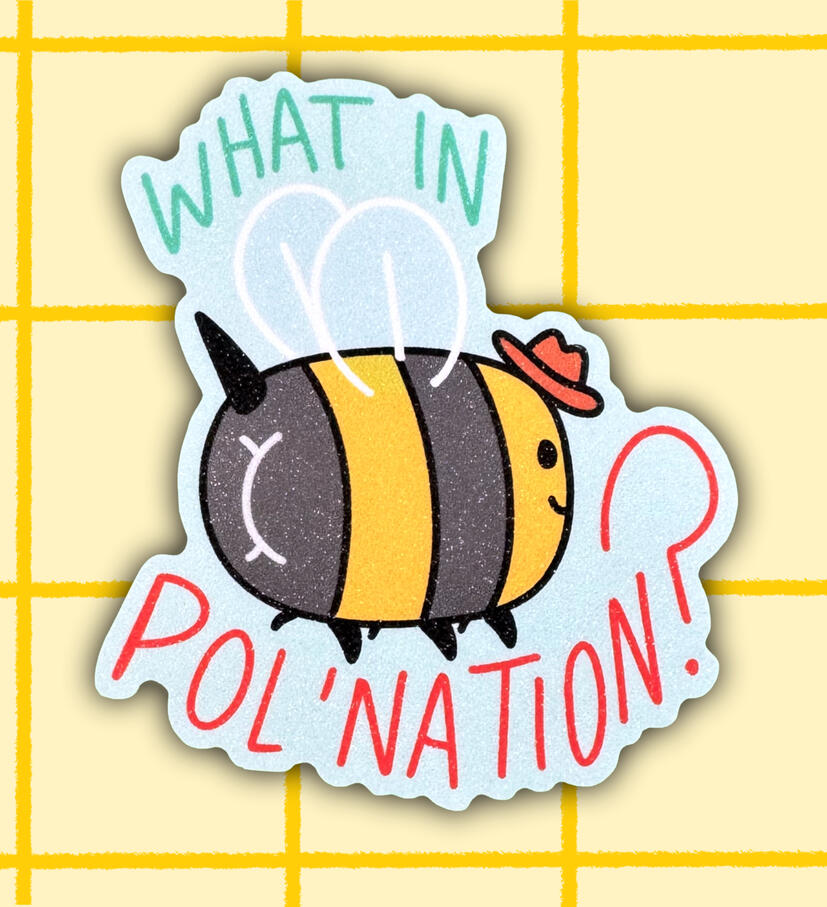 What in Pol'Nation Sticker