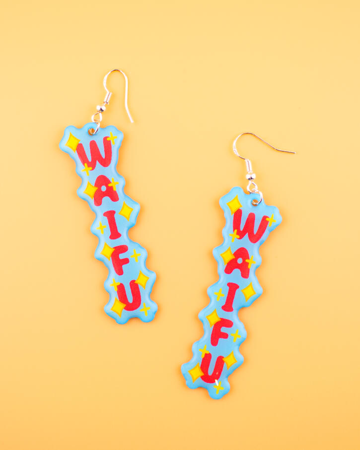 Waifu Material Earrings