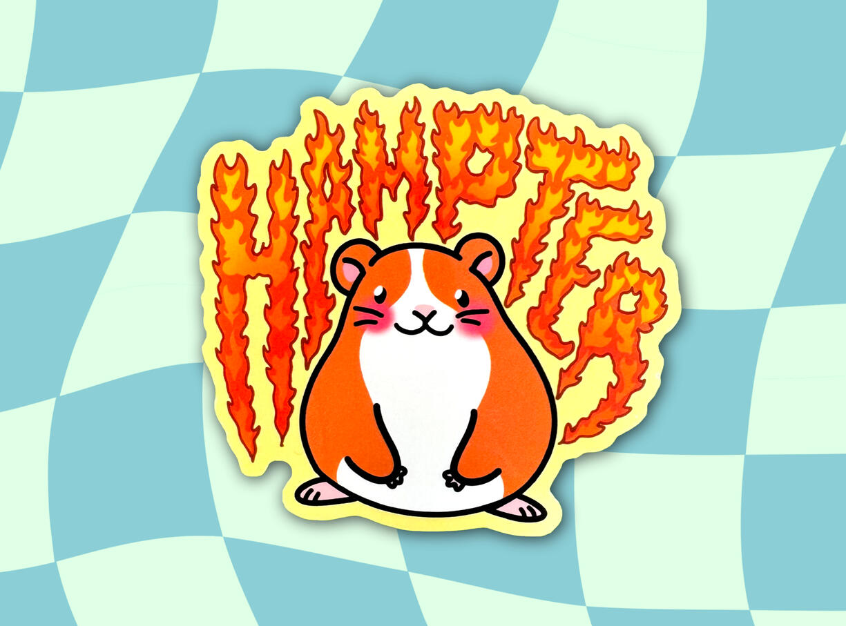 Hampster Sticker